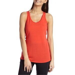 the north face red racerback tank top medium